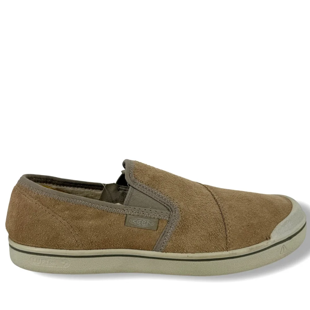 Keen Eldon Harvest Slip On Suede Leather Shoes Mens Size 9.5 EU 42.5 Tan 1026839